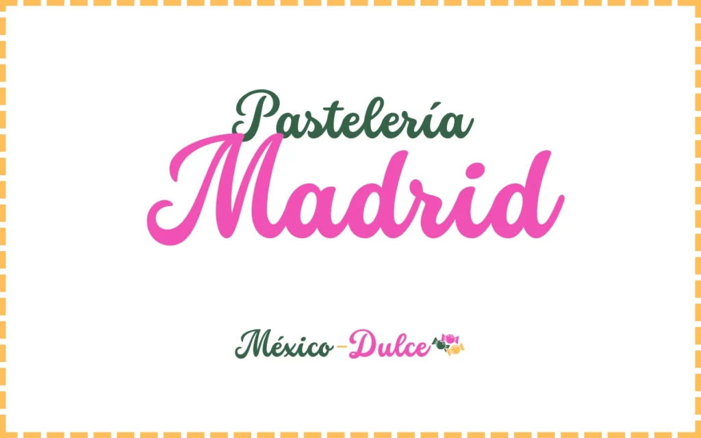 Pastelería Madrid